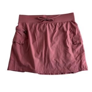 Gerry womens Skort Size Large Skirt with Shorts Pink Golf Tennis Pickleball